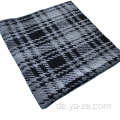 Wollstoff Plaid Tweed schwarzweiß für Mantel